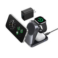 3-in-1 Charging Station – Qi2 25W Foldable MagSafe Wireless Charger, Compatible with iPhone/Apple Watch/AirPods (Adapter Included)