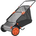 26” Push Lawn Sweeper – 7 cu. ft. Collection Bag, Adjustable Brush Height, Heavy Duty