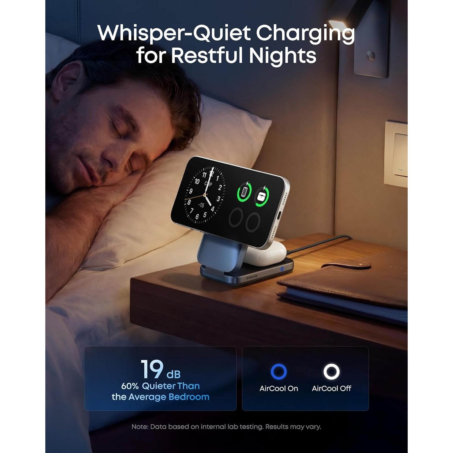 3-in-1 Charging Station – Qi2 25W Foldable MagSafe Wireless Charger, Compatible with iPhone/Apple Watch/AirPods (Adapter Included)